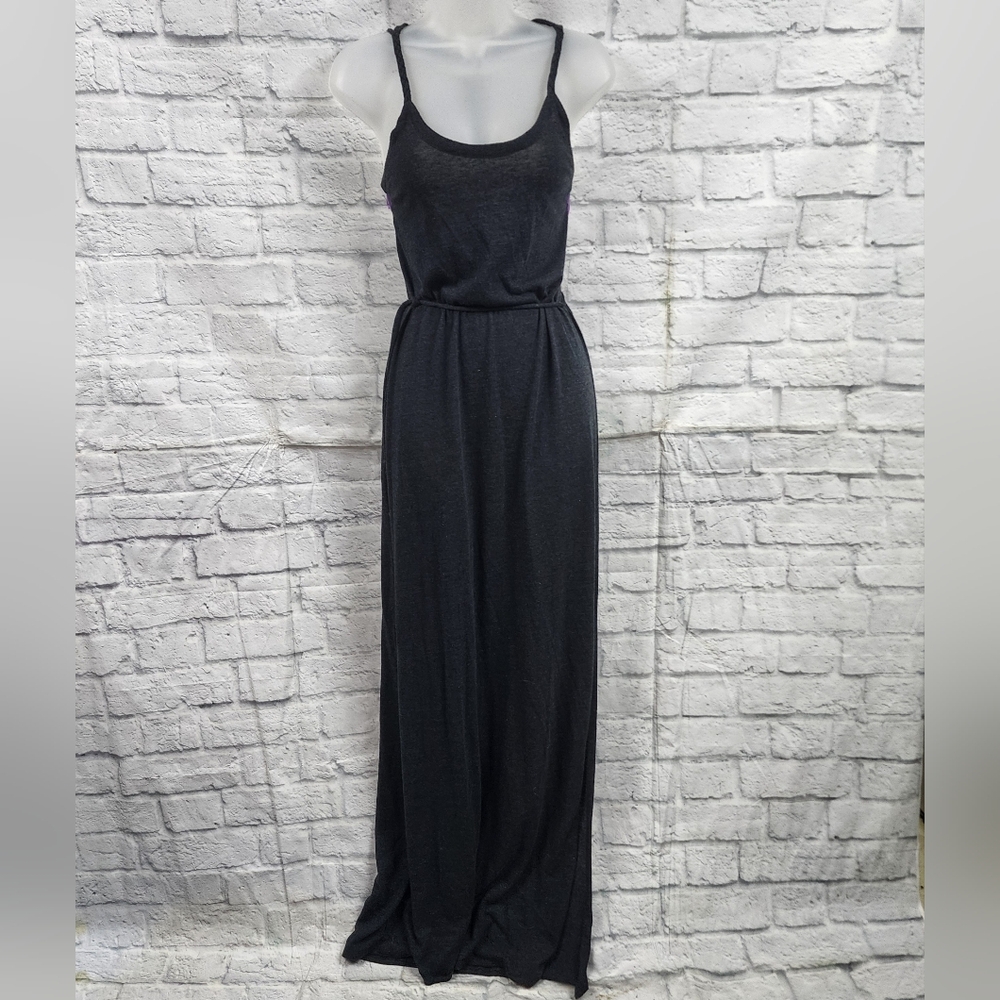 Chaser Emma Elegant Heathered Maxi Dress -M